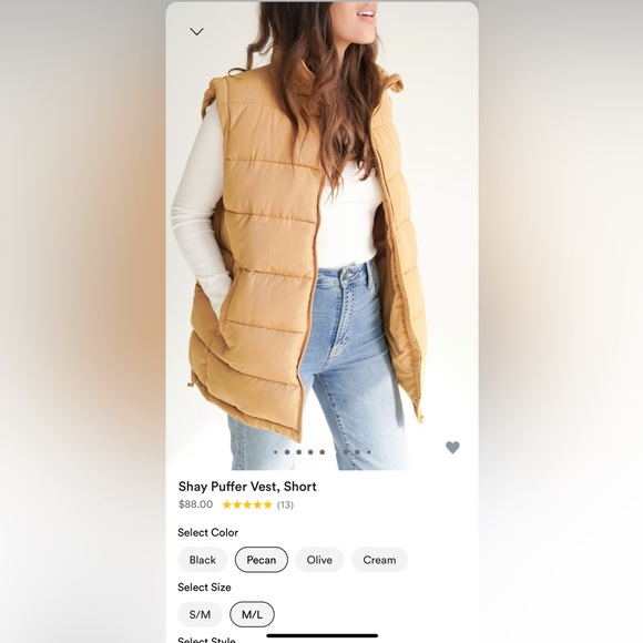 CJLA Shay Pecan Vest - Picture 2 of 6